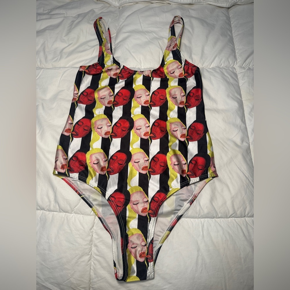 Patrick Church Gemini one-piece swimsuit unisex